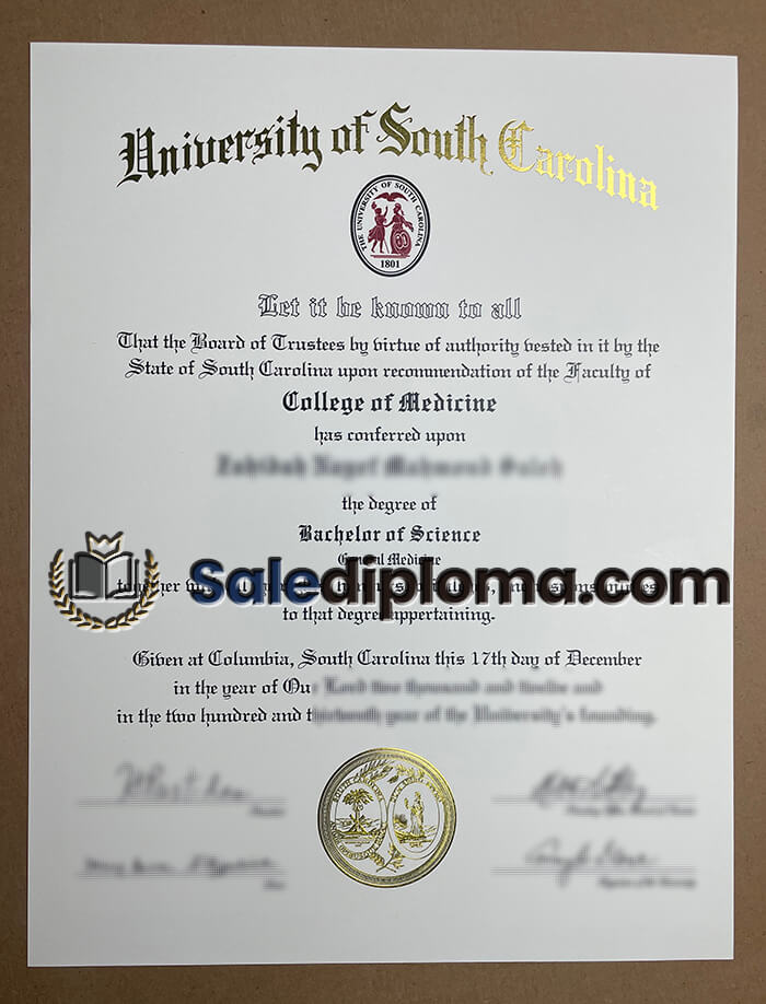 Can You Buy University of South Carolina Degree Online? Univer14