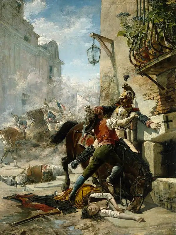 Représentation de la révolte du 2 mai 1808 a Madrid au 1/16 résine 3D Photo139