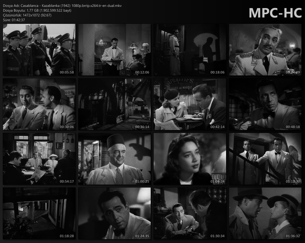 Kazablanka - Casablanca (1942) 1080p.brrip.x264+x265.tr-en dual Casabl12
