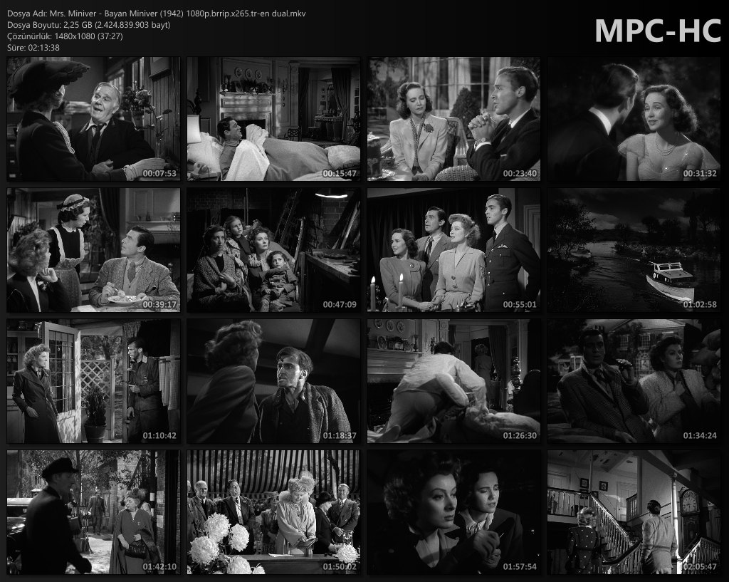  Bayan Miniver - Mrs. Miniver (1942) 1080p.brrip.x265.tr-en dual Mrs_mi11