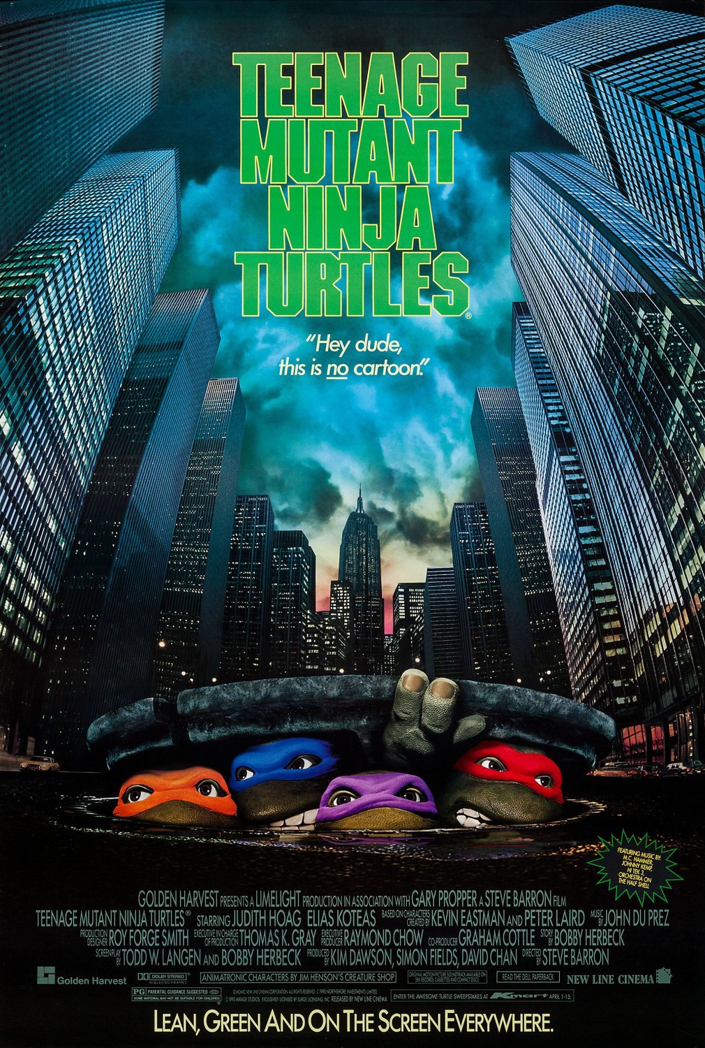 Ninja Kaplumbağalar 1 - Teenage Mutant Ninja Turtles (1990) 1080p.brrip.x265.tr-en dual Teenag10