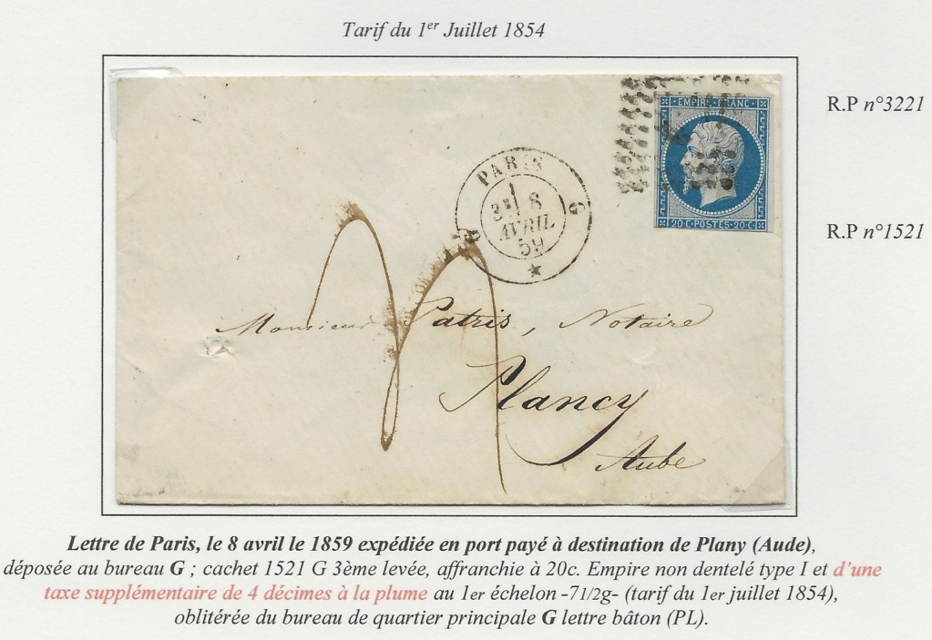 Période des Losanges de Paris 1852 - 1863 01_pag18