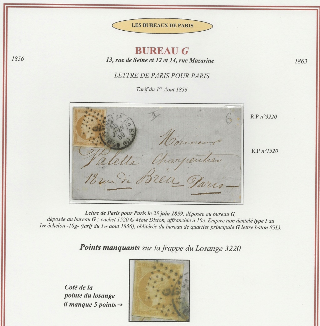Période des Losanges de Paris 1852 - 1863 01_pag19