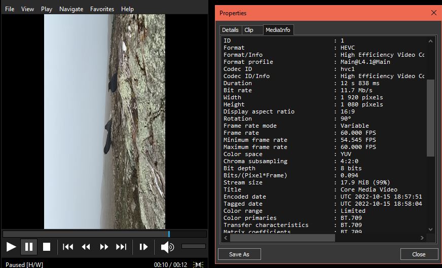 KLCP 1750 shows rotated video and 1745 doesn't Rotate11