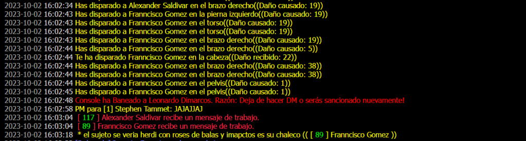 REPORTE | Franncisco Gomez - NRH ; PG Vaaaa10
