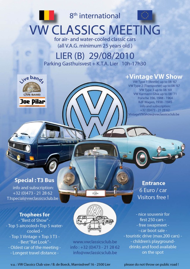 8ème VW Classics Lier (B) 29/08 001lie10