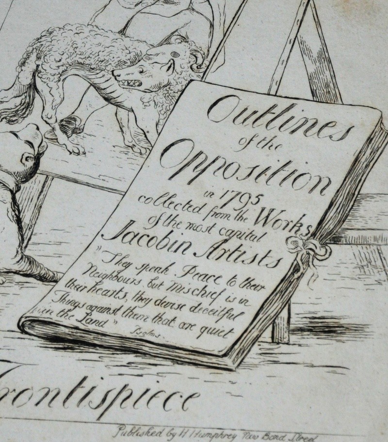 gravures satiriques anglaises sur la révolution Française 1795 james Sayers Dsc_0069