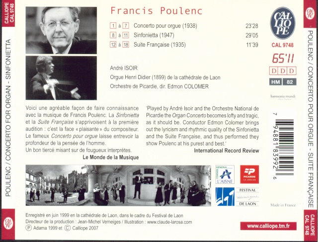 poulenc - Francis Poulenc (1899-1963) - Page 5 Back10