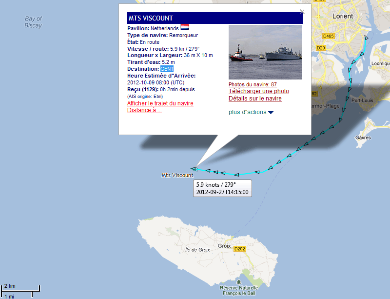 Le dernier voyage de l'ex escorteur d'escadre BOUVET 27_09_16