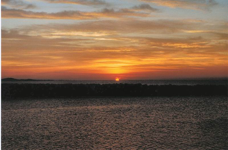 lever de soleil a Valras plage 0210