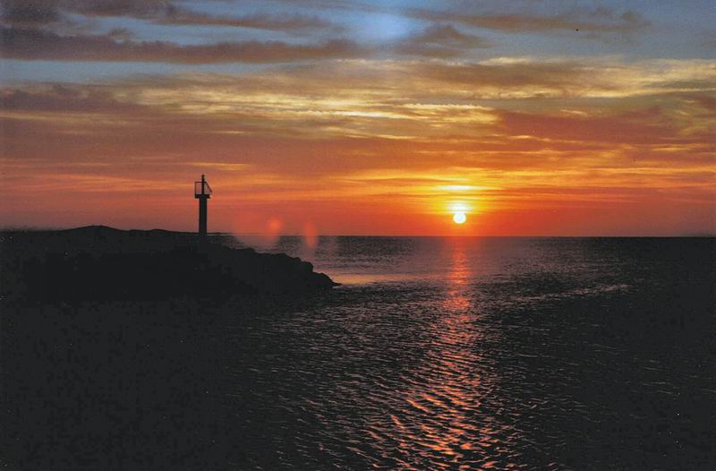 lever de soleil a Valras plage 0310