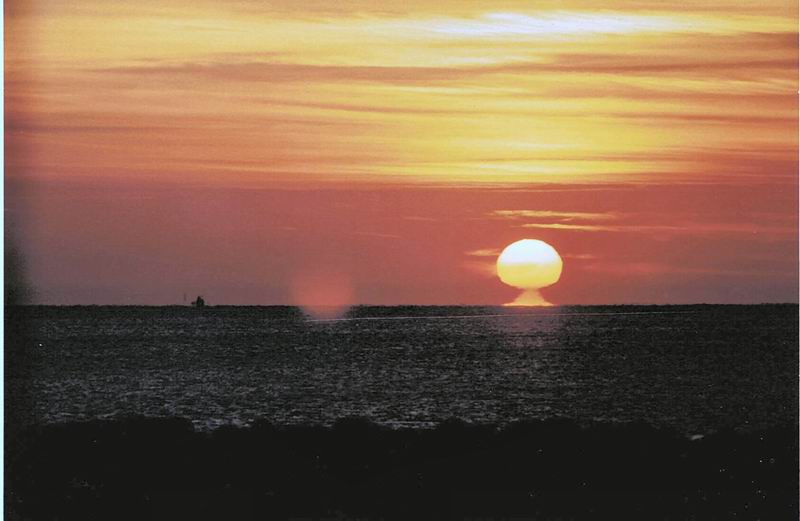 lever de soleil a Valras plage 0510