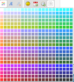 (#337) Sélecteur de couleur de l'éditeur: plusieurs répétition des mêmes couleurs dans la palette proposée Editeu12