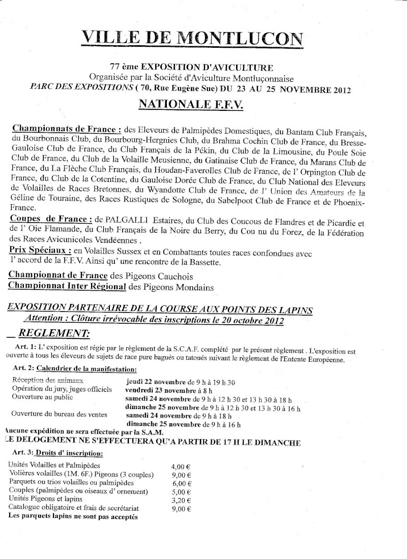Championnat de France du BCF 2012: Montluçon - Page 2 Montlu10