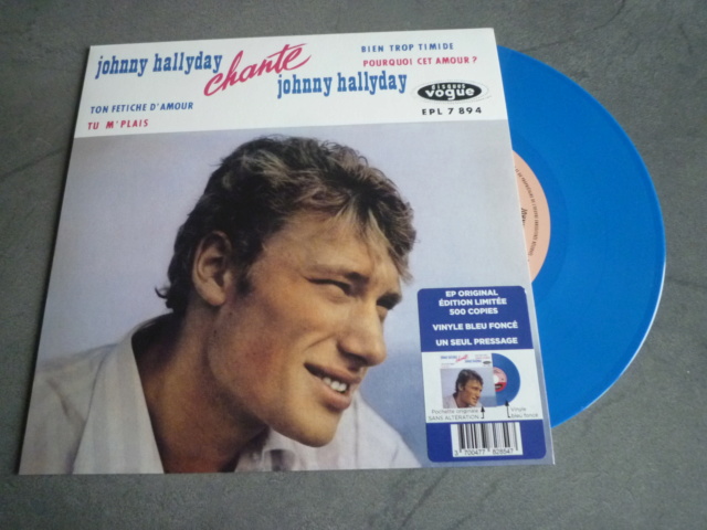 45 tours" Johnny Hallyday chante Johnny Hallyday" édité par culture factory P1610593