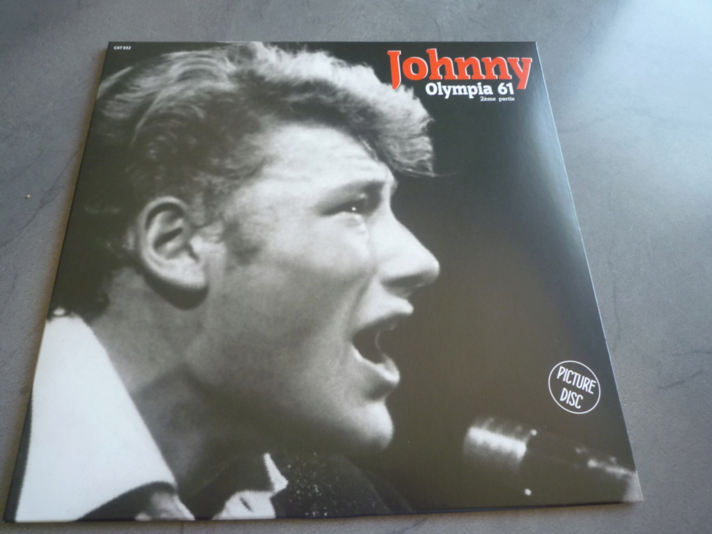 picture disc "Johnny, Olympia 61, 2éme partie" édité par CAT RECORDS P1610844