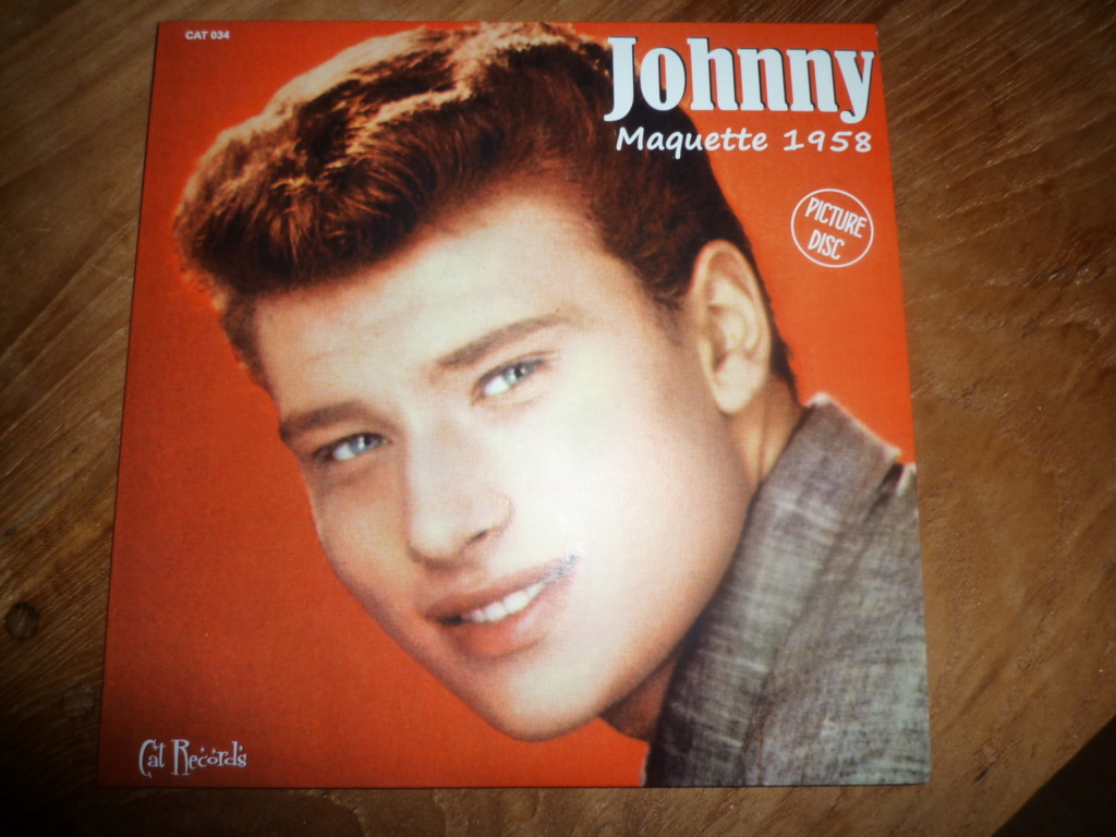 picture disc "Johnny, maquette 1958" édité par Cat records P1620182