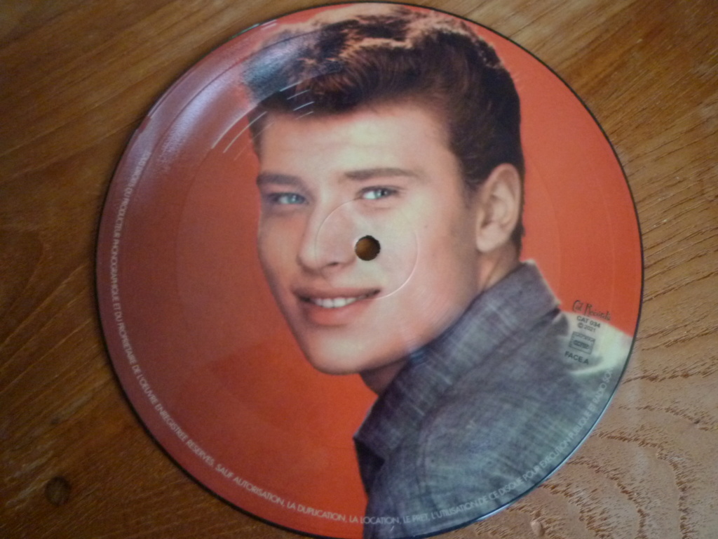 picture disc "Johnny, maquette 1958" édité par Cat records P1620183