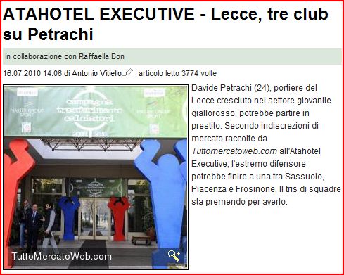 CALCIOMERCATO ESTIVO US LECCE (ESTATE 2010) - Pagina 11 Cattur11