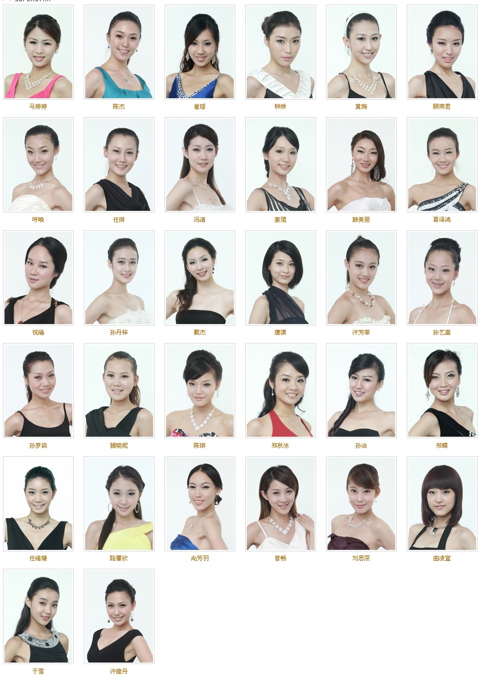 Miss China World 2010 - Meet the contestants 55594610