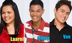 3 Pinoy Dream Academy Season 2 Scholars screen names changed: Laarni Lozada, Van Roxas and Bugoy Drilon Laarni10