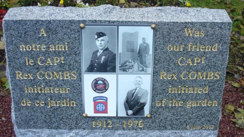 Monument WW2 - Chef-du-Pont - Stèles 82nd AB. ( Normandie ) P1080923