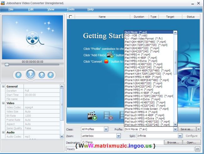  Joboshare video converter 3.3.1.0914 2012          Uouo_o11