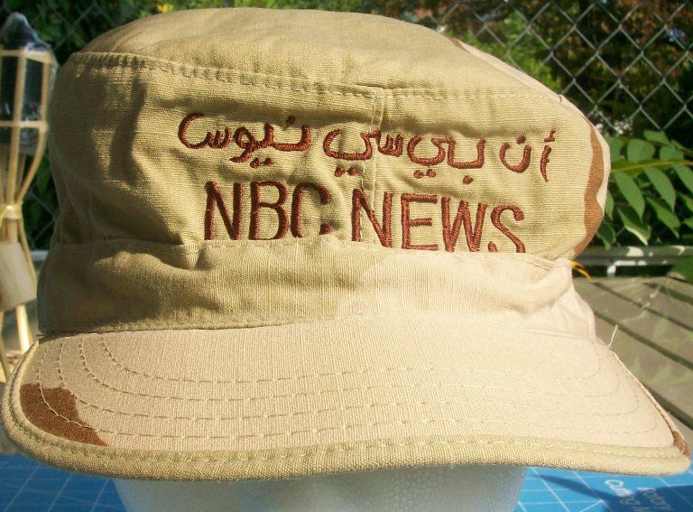 NBC News War Correspondent Jacket and Cap 00126