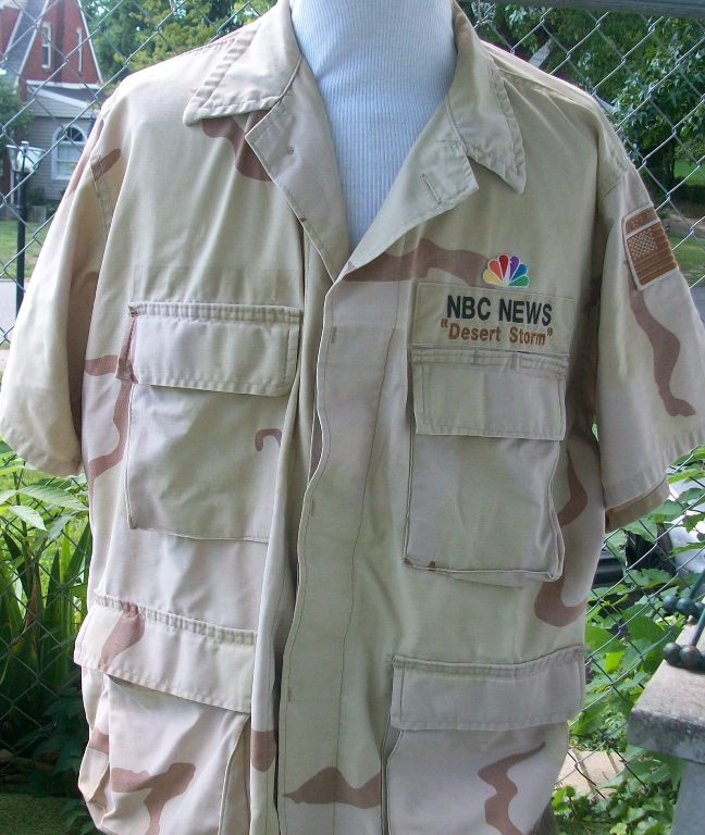 NBC News War Correspondent Jacket and Cap 00318