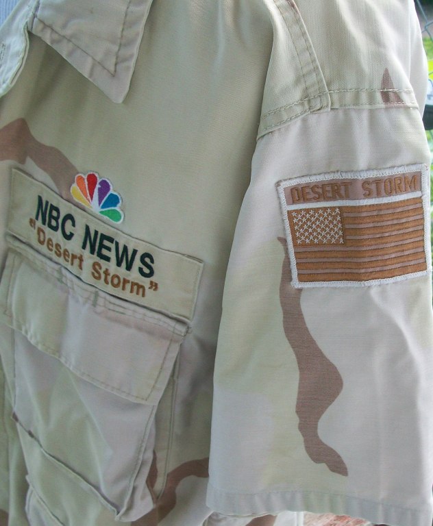 NBC News War Correspondent Jacket and Cap 00516