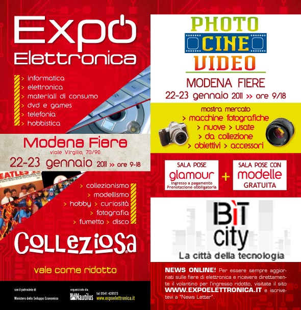 FIERA LA COLLEZIOSA - SABATO 22 e DOMENICA 23 GENNAIO a MODENA Mo201110