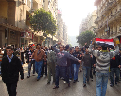مظاهرات مصر تتواصل واعتقال المئات 1_103810