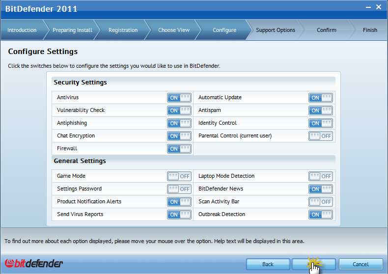 حصريا أسطورة الحماية BitDefender Total Security 2011 Build 14.0.24.330 على أكثر من سيرفر  910