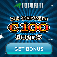 100$ No deposit casino bonus from Futuriti