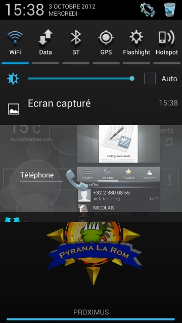 [ROM] [4.1.1] [26/10/2012] Rom Pyrana V18-V19-V20- V21 [DLJ4] Screen49