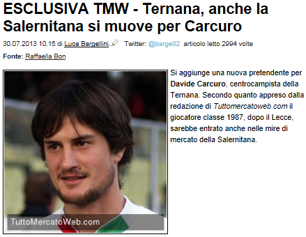 CALCIOMERCATO ESTIVO US LECCE (ESTATE 2013) - Pagina 15 Cattur12