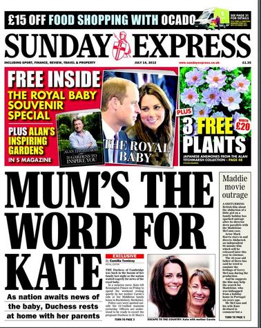 Express: Maddie movie outrage Expres10