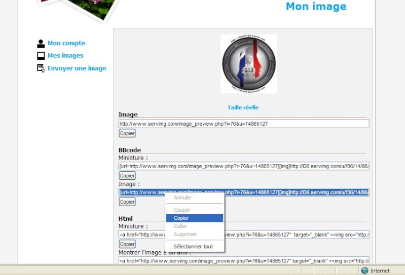 Tuto : Comment poster une image sur le forum 710