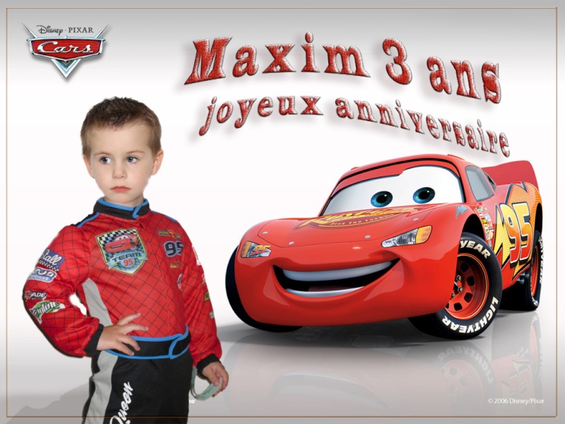 Urgent pour anniversaire petit garcon 3 ans fan de cars !!!!!!!!!!! Cars14