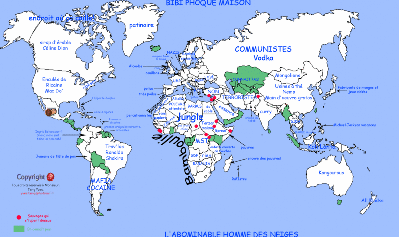 Les pays que vous avez visités (mappemonde) - Page 5 Lemond10