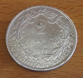 2 francs albert roi des belges 2_fran11