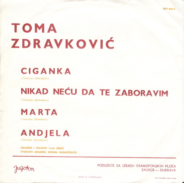 Toma Zdravkovic B13