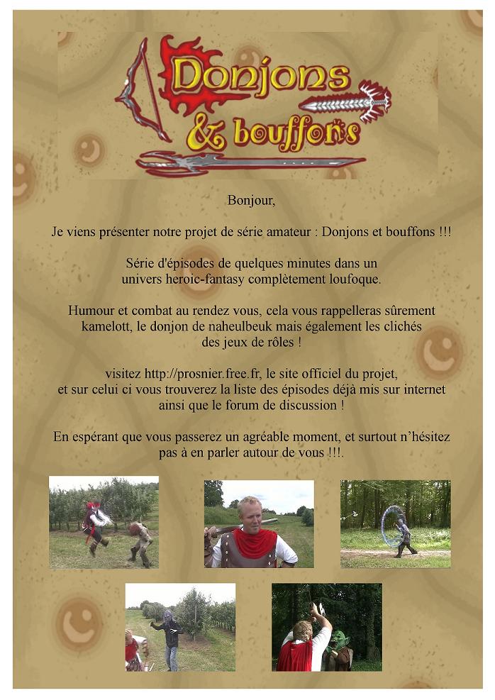 Serie amateur : donjons et bouffons Affich10