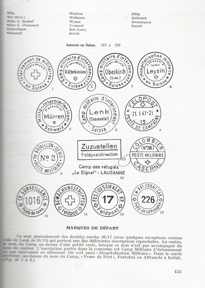 Les marques de lecteur sur le courrier des internés en Suisse. Liste_12