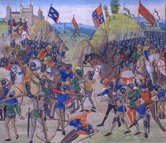 26 août 1346 : Les archers anglais triomphent à Crécy. 118