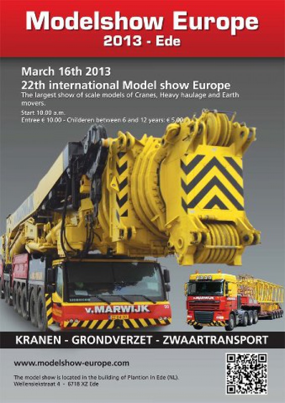 16 mars 2013 : 22° ModelShow Europe 2013 à EDE - PAYS-BAS (NEDERLAND). 95088010