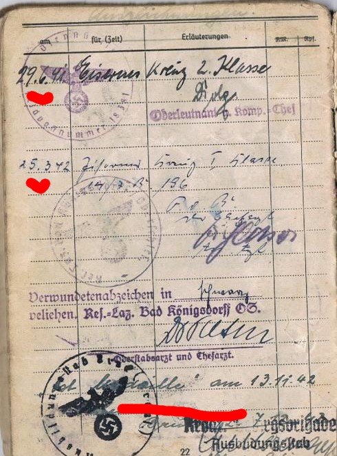 Soldbuch Uffz. BRUN - 14./Inf. Rgt. 383 (kroat.) Pologne,France,Russie,Croatie Image_15