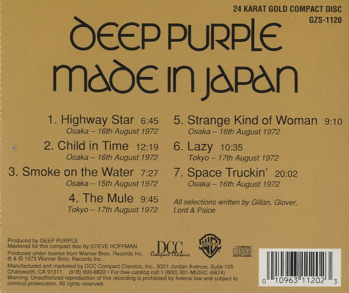 Deep Purple - Made in Japan (1972) Mij10