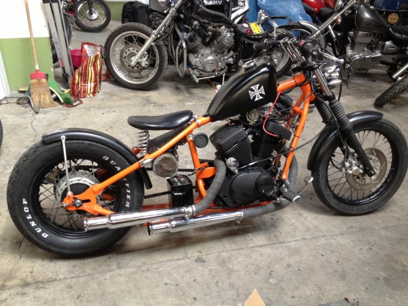 Mini bobber de Yamaha Dragstar 125 Bobber10