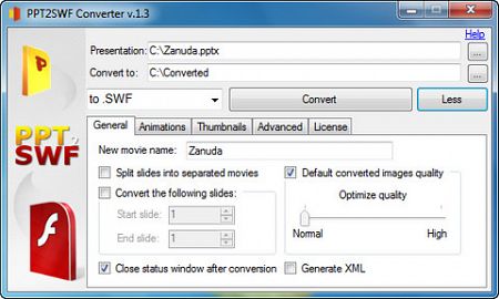 برنامج تحويل ملفات البوربوينت الى فلاش PPT2SWF Converter 1.3 Tnauk10
